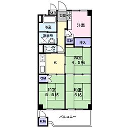 宮の下マンションB　4階