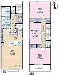 北名古屋市沖村東ノ郷の一戸建て