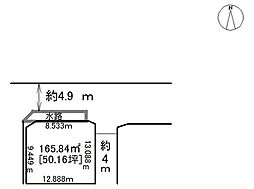 揖斐郡揖斐川町北方　売土地