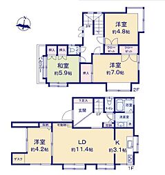 横浜市港南区下永谷４丁目の一戸建て