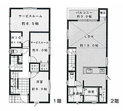 茅ヶ崎市下町屋２丁目の一戸建て