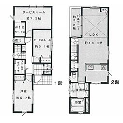 茅ヶ崎市下町屋２丁目の一戸建て