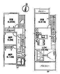 茅ヶ崎市東海岸北４丁目の一戸建て