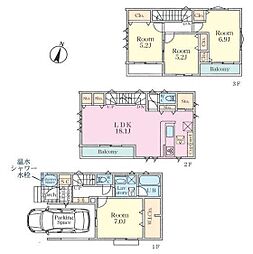 平塚市龍城ケ丘の一戸建て