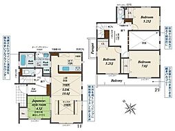 町田市木曽西３丁目の一戸建て