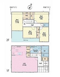 横浜市緑区北八朔町の一戸建て