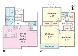 茅ヶ崎市松が丘１丁目の一戸建て