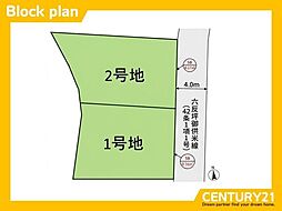 筑紫野市上古賀1丁目2期　1号地　全2区画