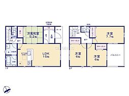 武蔵村山市残堀　第18　新築分譲住宅　7号棟　全9棟