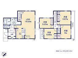 昭島市拝島町　4期　新築分譲住宅　全1棟