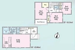 あきる野市野辺　24-1期　新築分譲住宅　1号棟全5棟