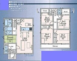 武蔵村山市残堀　第19期　新築分譲住宅　1号棟　全13棟