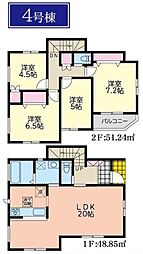 旭区四季美台　全4棟4号棟