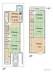 京都市北区大宮東脇台町の一戸建て