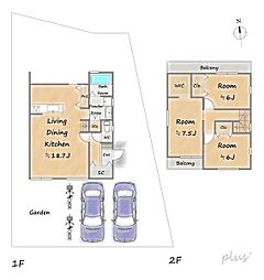 京都市右京区鳴滝宇多野谷の一戸建て