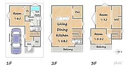 右京区西京極南方町　中古戸建