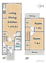 中京区西ノ京南両町　中古テラス