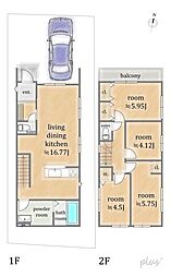 上京区井田町1期1号地 新築戸建