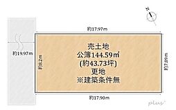 右京区梅津高畝町　売土地(建築条件無)