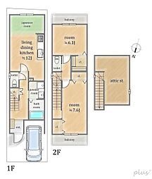右京区梅津開キ町　新築戸建