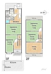 右京区太秦堀池町　中古テラスハウス