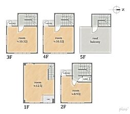千本通りに面する鉄骨ビル