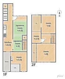 京都市中京区聚楽廻松下町の一戸建て