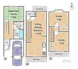 右京区太秦西野町　中古戸建