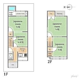 右京区太秦蜂岡町　中古戸建