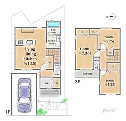 右京区太秦朱雀町　新築戸建