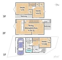 右京区太秦松本町　新築戸建