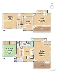 北区衣笠開キ町　中古戸建