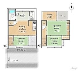下長者町通りに面する家