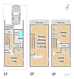 右京区太秦上ノ段町　新築戸建
