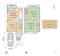 右京区嵯峨大覚寺門前堂ノ前町　中古戸建