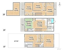 北区小山北大野町　中古戸建