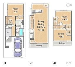 北区紫野中柏野町　新築戸建