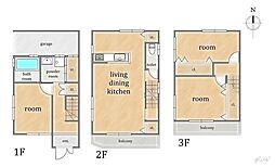 右京区西院西高田町　中古戸建