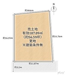 右京区花園段ノ岡町　売土地（建築条件無）