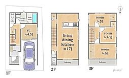 右京区嵯峨伊勢ノ上町1期1号地　新築戸建