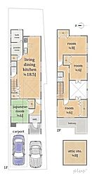 北区紫竹下緑町 中古戸建