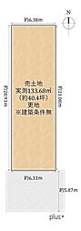 北区紫竹上芝本町　売土地（建築条件無）