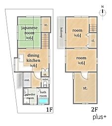 右京区太秦安井西裏町　中古戸建