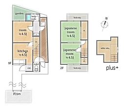西院ロジオク 隠し部屋のあるテラス