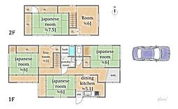 山越巽町の日本家屋