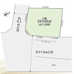 町田市本町田　建築条件なし売地