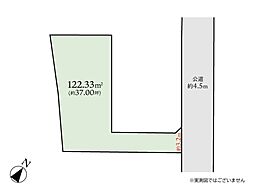 相模原市南区上鶴間本町4丁目　建築条件なし売地