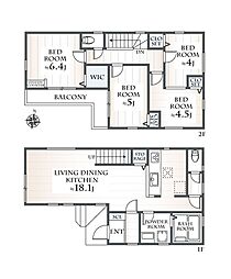 座間市入谷西3丁目3期　新築分譲住宅　2号棟