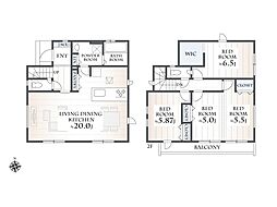 町田市成瀬台1丁目6期　新築分譲住宅
