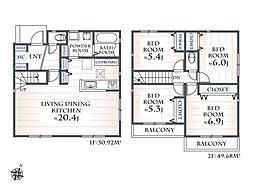 大和市中央林間西5丁目　新築分譲住宅　No1
